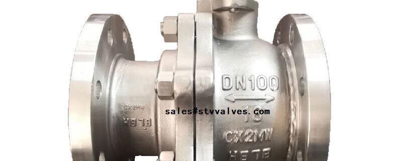 ASTM A494 CX2MW Ball Valve