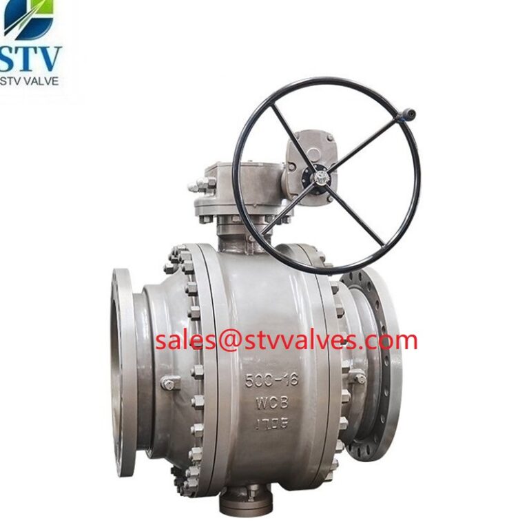 Cast Trunnion Mounted Ball Valve,DN500,PN16,WCB,RF End - China Valve ...